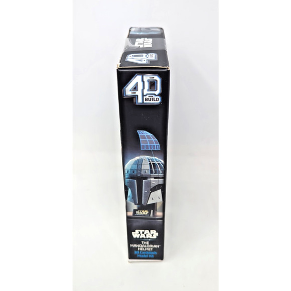 4D Build Star Wars Mandalorian Helmet 3D Cardstock Model Kit 88 Pcs Star Wars - Picture 3 of 3